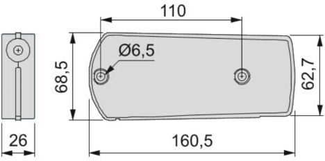 Suspension Bottom Door Wire Rope Emuca Microwinch 1010521 10kg Grey