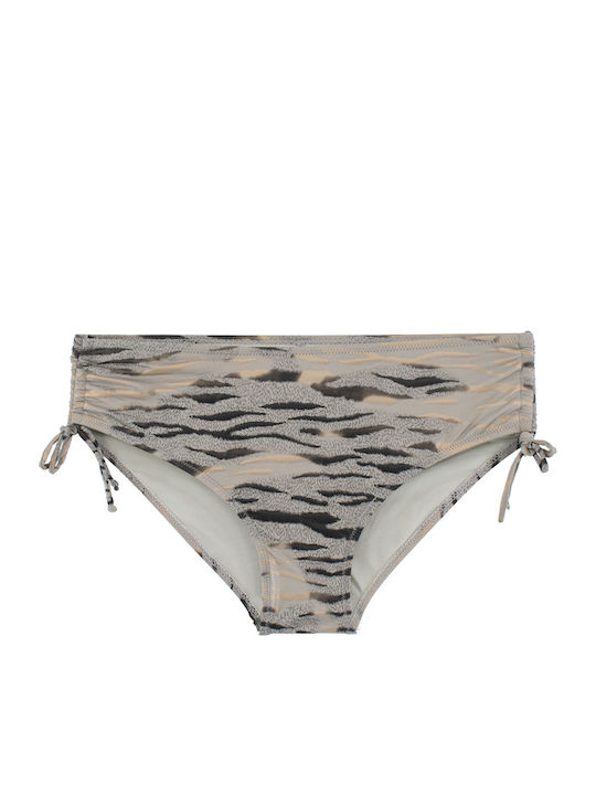 Γυναικείο Μαγιό Bikini Μπανέλα Gold Zebra Γκρι