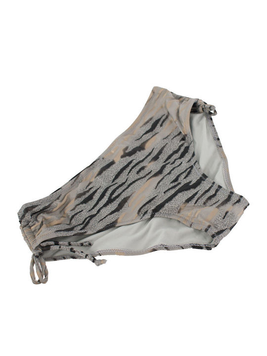 Γυναικείο Μαγιό Bikini Μπανέλα Gold Zebra Γκρι