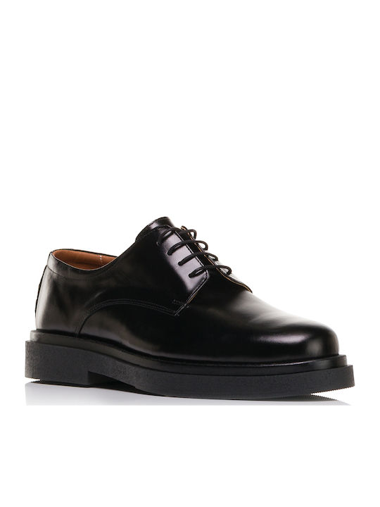 Leather Men's Casual Black Shoes