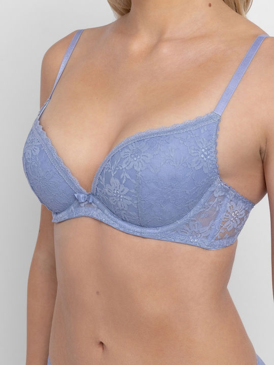 Sonia Lilac/Pink Bra for Plunge & Underwire