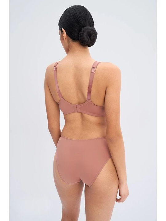 Sutien Minimizor Roz cu Armătură