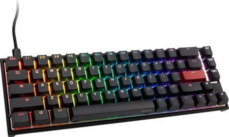 Ducky Mecha Pro SF Gaming Mechanical Keyboard Tenkeyless with Cherry MX Silent Red Switches and RGB Lighting English US