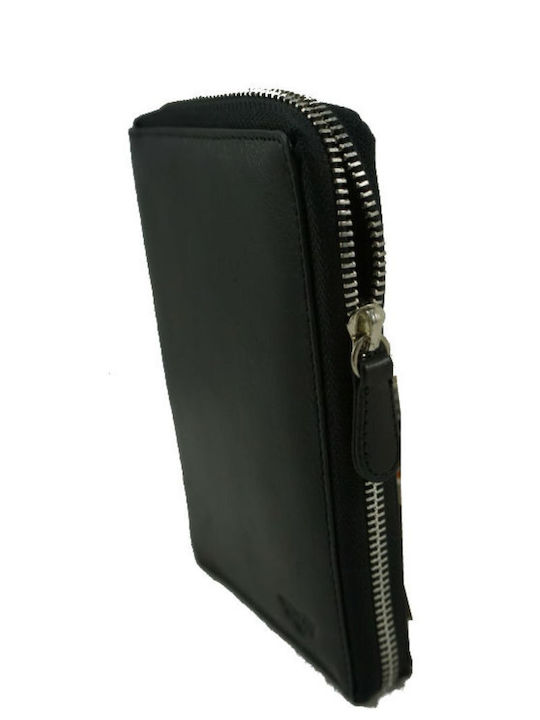 Leather Men's Wallet With RFID Black