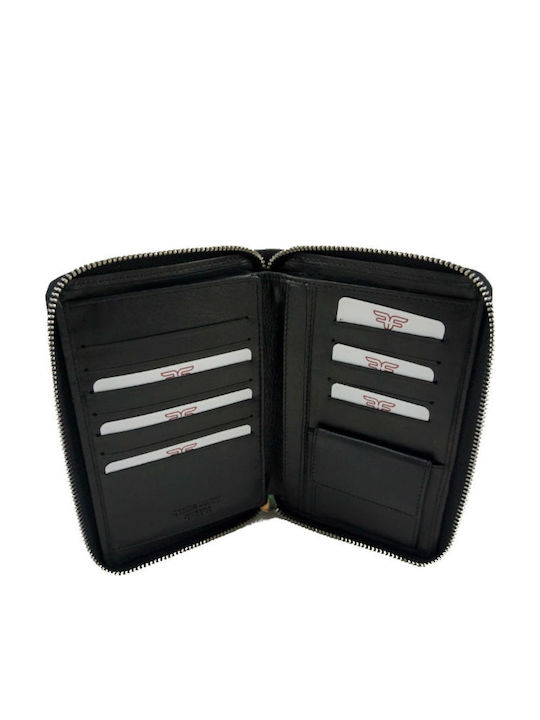 Leather Men's Wallet With RFID Black
