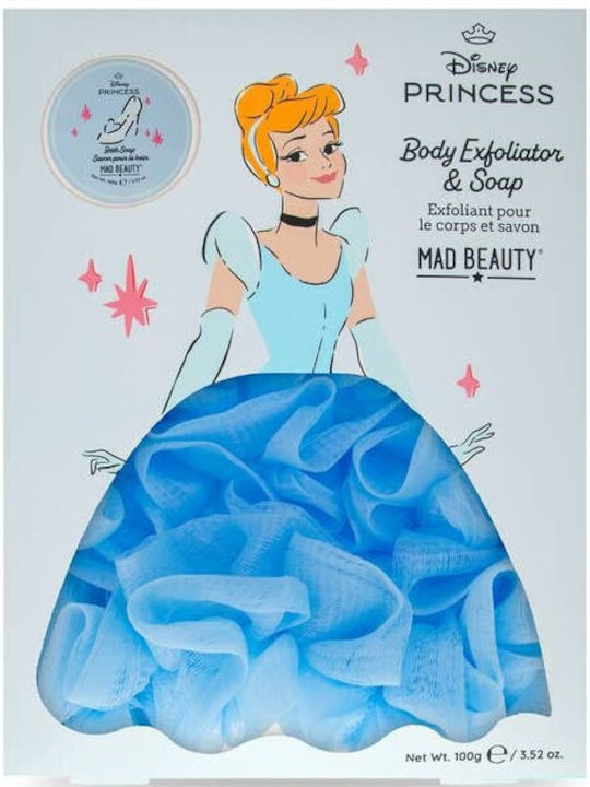 Mad Beauty Princess Set Σετ Περιποίησης για Καθαρισμό Σώματος Cinderella 2τμχ