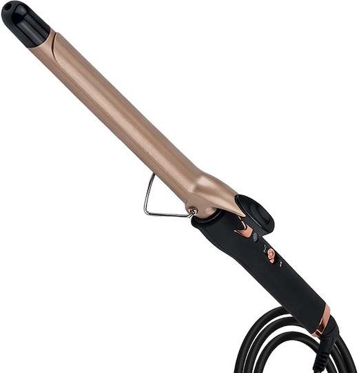 Avizar 53w Ceramic Tourmaline Curling Iron Ptc Heating Black Gold