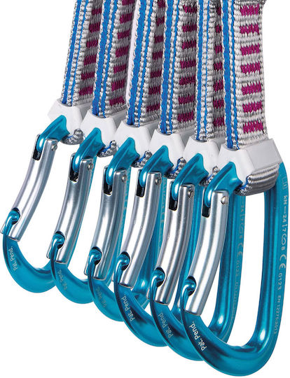 Camp Orbit Express Ks 12 Cm Carabine De Alpinism Set 6 Bucăți Gri Albastru Fucsia