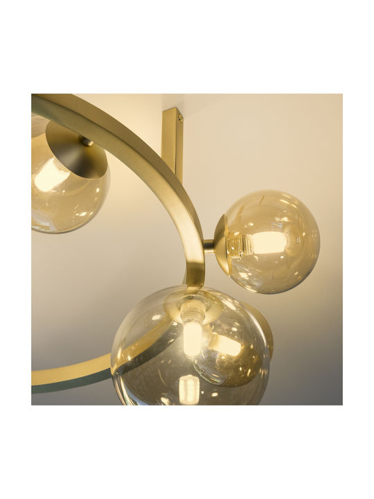 Ideal Lux Plafonieră de Tavan 70buc Maro cu Soclu G9