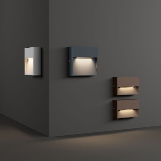 Ideal Lux Waterproof Wall-Mounted Outdoor Lighting 10x3x6.5cm Ideal Lux Waterproof Wall-Mounted Outdoor Lighting 10x3x6.5cm