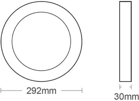 Vito LED Панел 24W 29.2см
