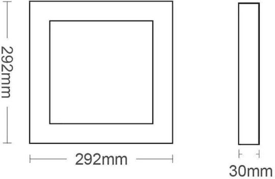 Vito LED Панел 24W 29.2x29.2см