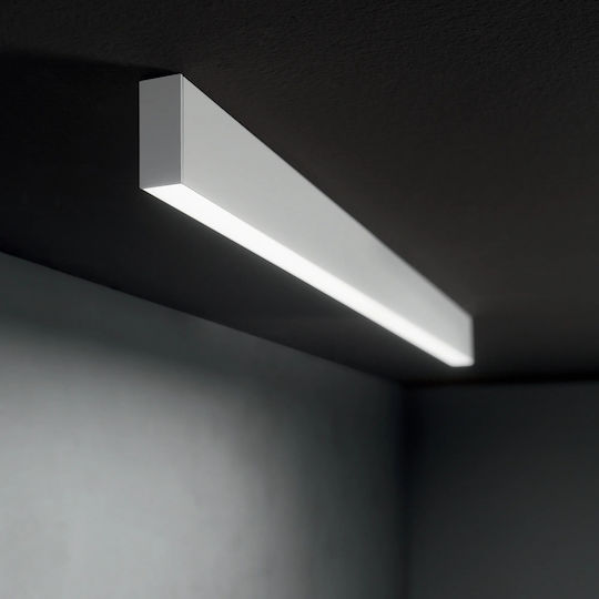 Ideal Lux LED Линейно Осветително Тяло За Таван 30W Топло Бяло IP20 20см