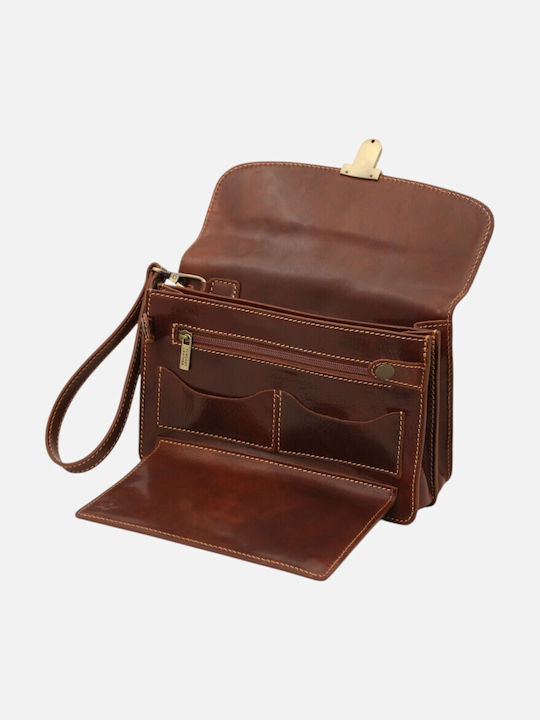 Max Leather Men's Bag Handbag Brown