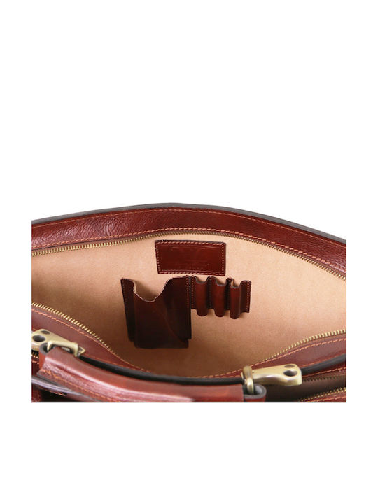 Venezia Leder Herrentasche Geldbörse Braun
