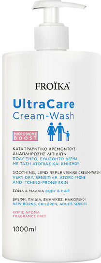 Froika Ultracare Cream Wash Αφρόλουτρο σε Gel με Ceramides για Θρέψη 1000ml