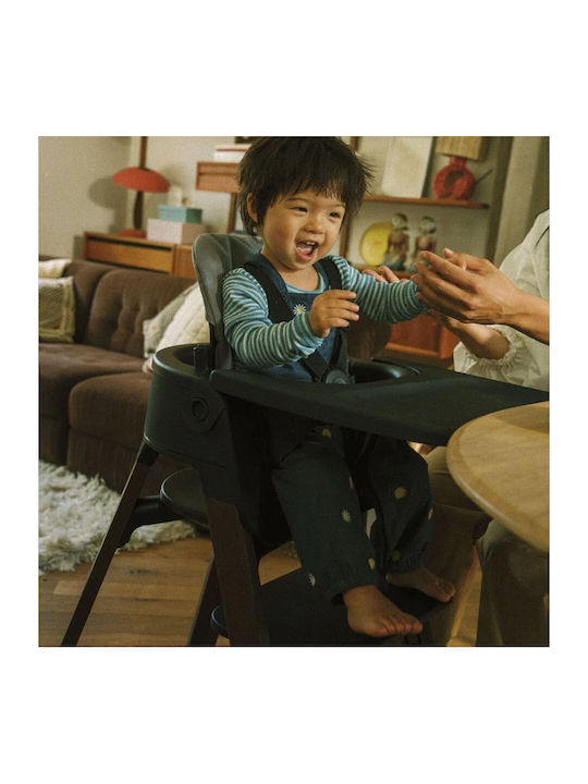 Stokke Steps Καρεκλάκι Φαγητού 3 in 1 με Ρυθμιζόμενο Ύψος Black / Warm Brown