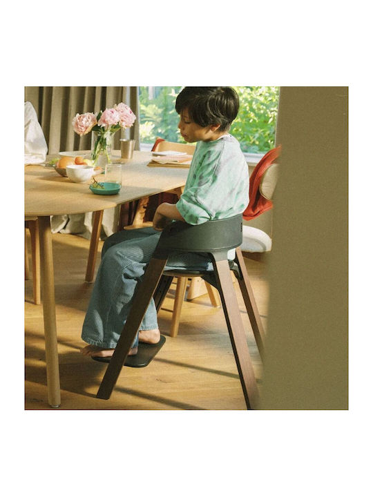 Stokke Steps Καρεκλάκι Φαγητού 3 in 1 με Ρυθμιζόμενο Ύψος Black / Warm Brown