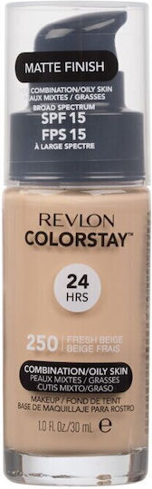 Revlon Colorstay 24h Liquid Foundation SPF15 250 Fresh Beige 30ml