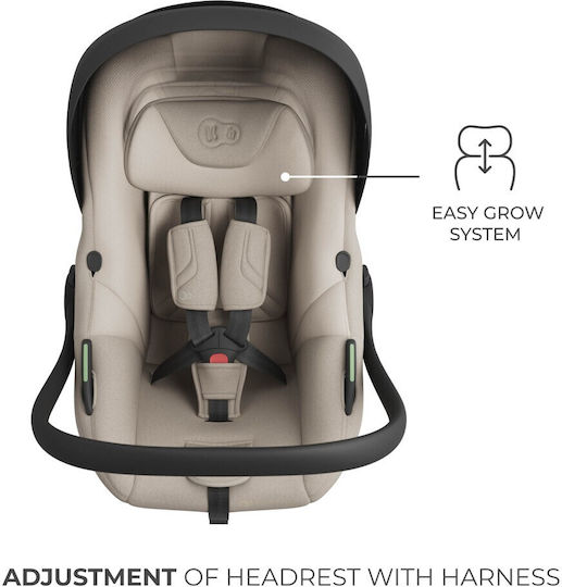 Kinderkraft Endura Safe Modular System Καθισματάκι Αυτοκινήτου i-Size με Isofix Beige 0-36 kg