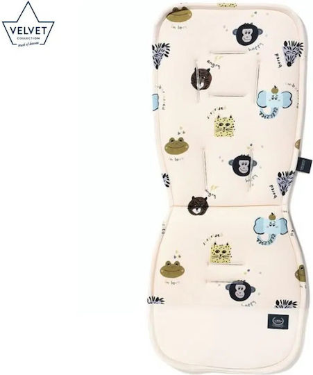 La Millou textil Cărucior Alb Velvet Handle