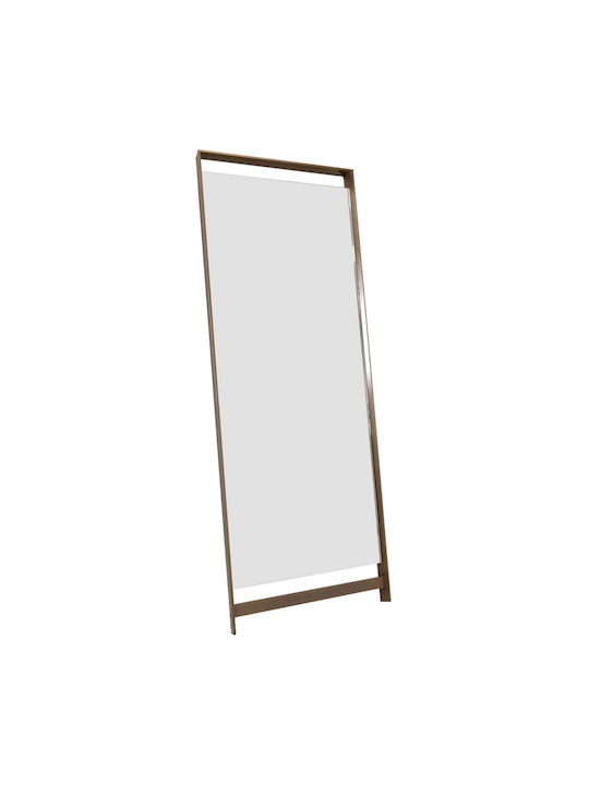 Casa Vogue Oglindă De Podea Cu Cadru Metalic Aurit 190x62cm