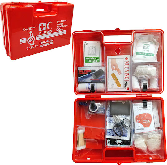 Plastic First Aid Box with Equipment