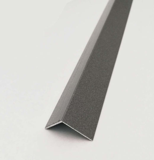 Aluminum Angle Profile 15x15mm/1m Anthracite
