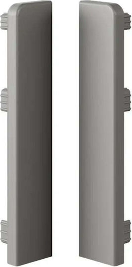 Pvc End Caps Vilo Sempla 703 Dark Gray Baseboard