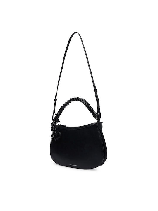 Fabric Women's Handbag Black
