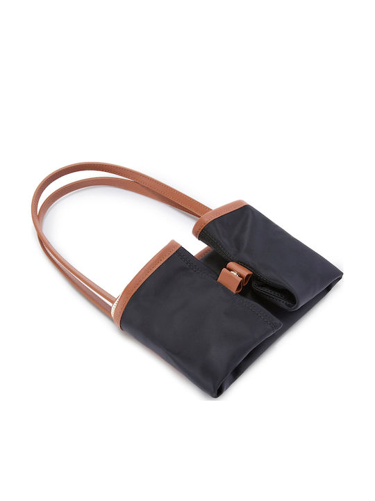 Γυναικεία Τσάντα Shopper Ώμου Μαύρη