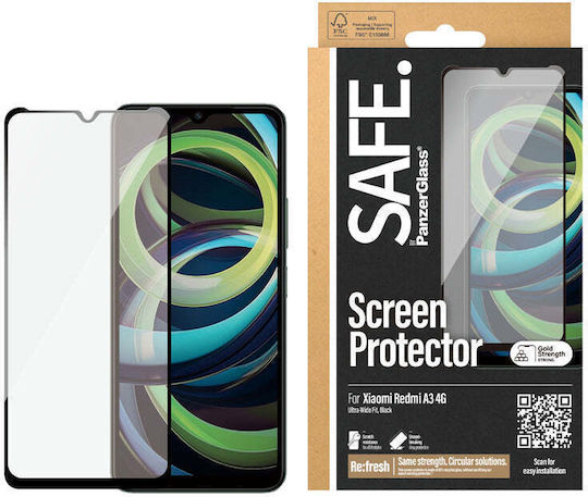 Safe Tempered Glass (Redmi A3)