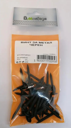 Bmontage Метален Винт с Диаметър M4.2 и Дължина 19mm 45 Бройки