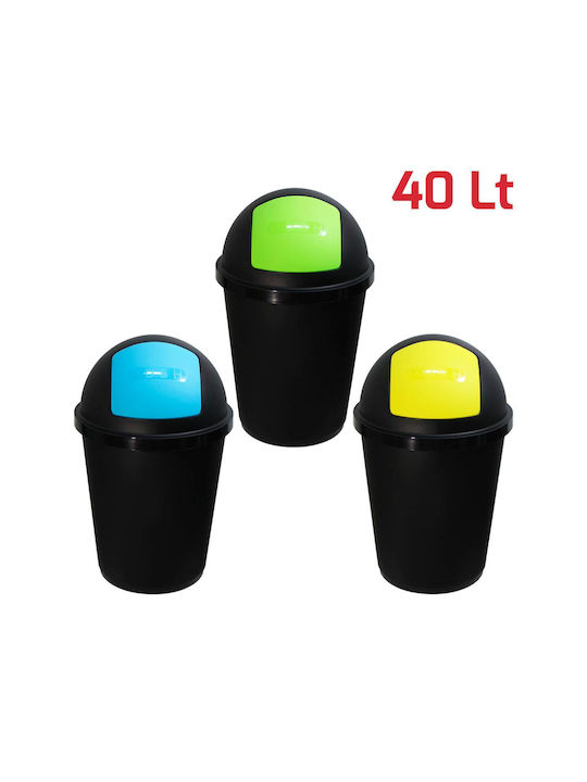 Kunststoff Mülleimer Grüner 40lt