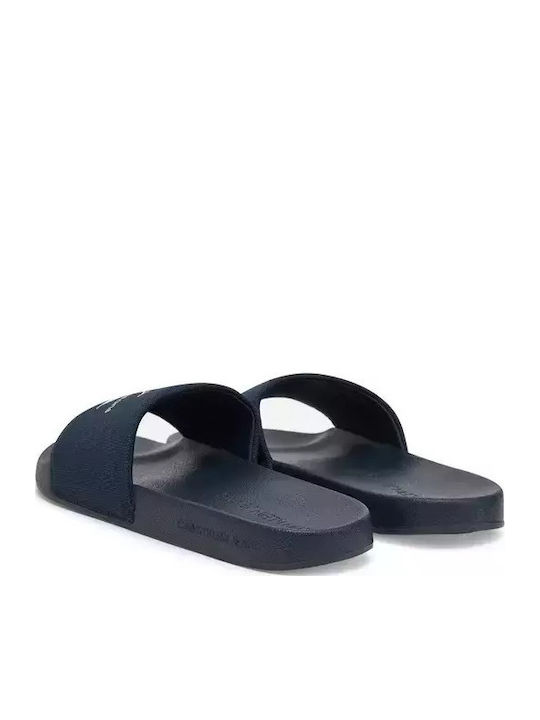 Men's Blue Slides