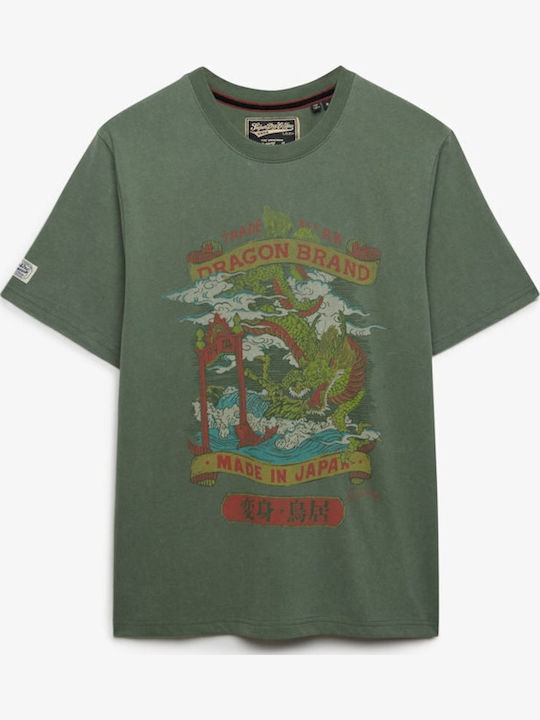 Sportliches T-Shirt Olive