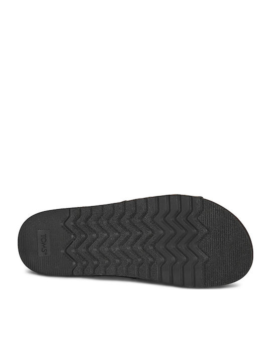 Damen Flache Sandalen Schwarz