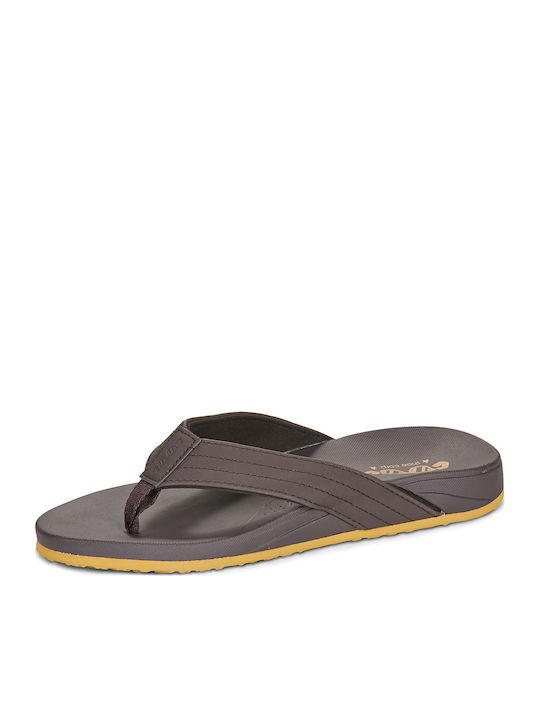 Herren Flip Flops Braun