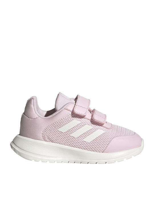 Tensaur Tensaur Run 2.0 CF I Kids Sports Shoes Running with Hoop & Loop Closure Clear Pink / Core White