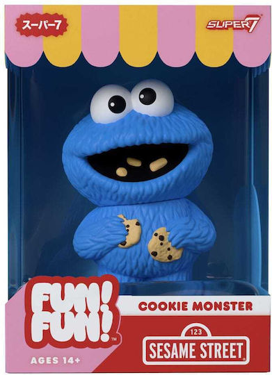 Φιγούρα Sesame Street Fun Fun Vinyl Action Figure Wave 02 Cookie Monster 13 Cm