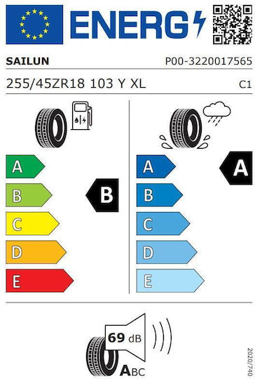 Sailun 255/45R18 103YY Θερινό Λάστιχο Αυτοκινήτου