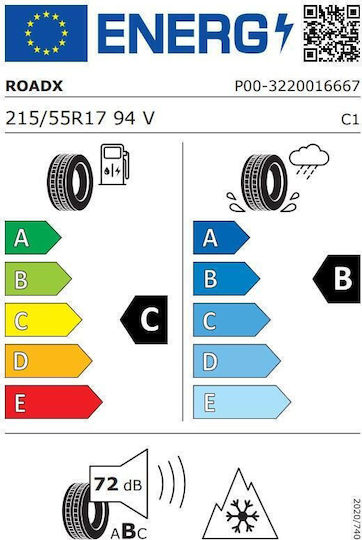 RoadX 215/55R17 94VV Всесезонна Автомобилна Гума