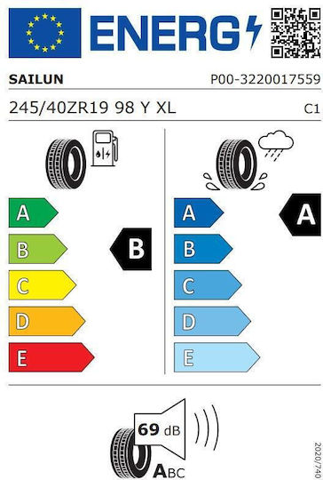 Sailun 245/40R19 98YY Θερινό Λάστιχο Αυτοκινήτου