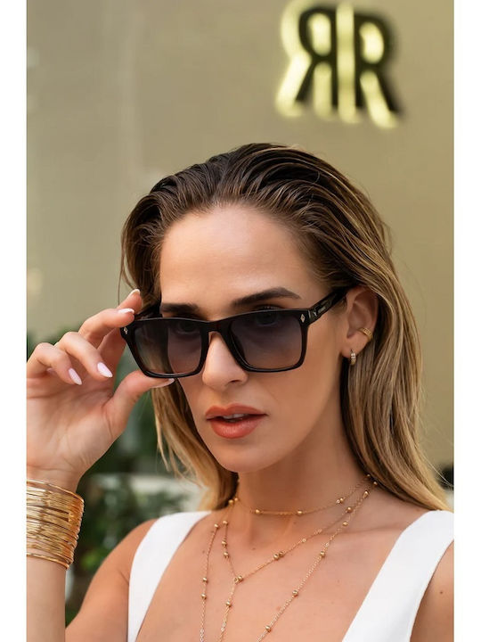 Red Raven Avenir Unisex Γυαλιά Ηλίου με Καφέ Σκελετό και Πράσινο Φακό 0000183554