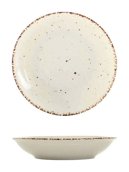 Güral Porselen Deep Serving Plate with Diameter 20cm