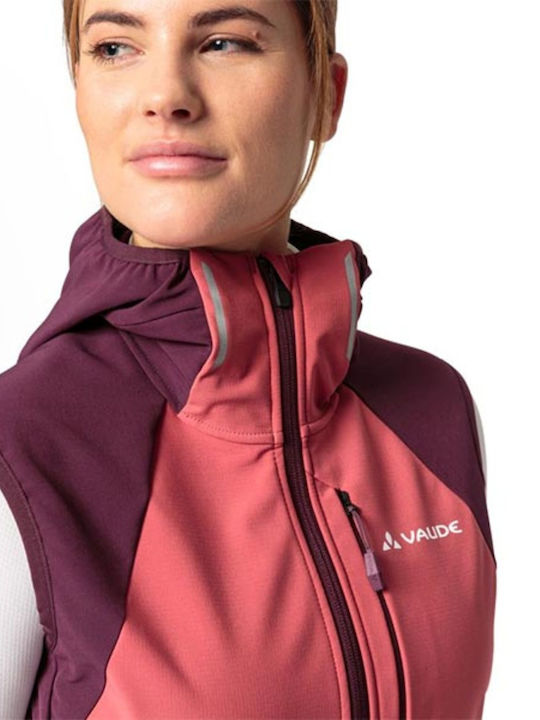 Дамско Без Ръкави Softshell Яке Лилаво