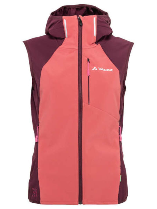 Дамско Без Ръкави Softshell Яке Лилаво