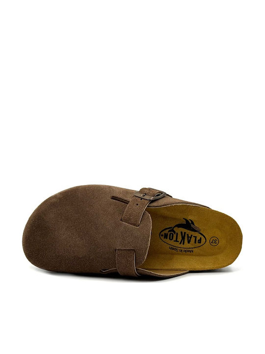 Anatomic Leather Women's Slippers Brown