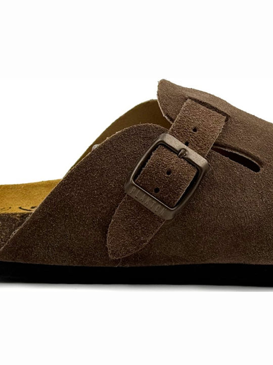 Anatomic Leather Women's Slippers Brown
