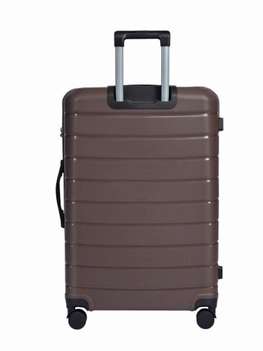 Lavor Reisekoffer Hart Braun mit 4 Räder Höhe 55cm